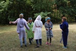 A very unusual team building on the meadow